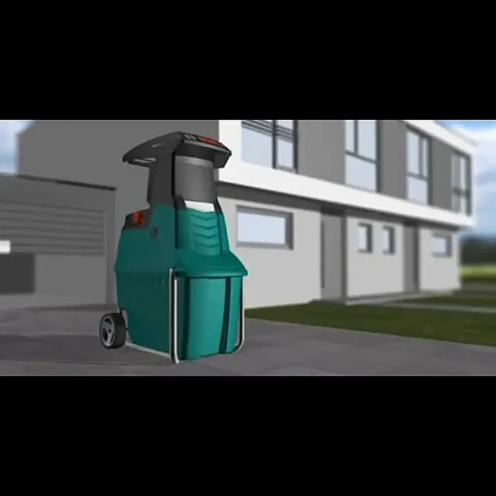 Bosch Elektro-Leisehäcksler AXT 25 D - 2.500 W, Max. Astdurchschnitt: 4 cm - Produktvideo Leisehäcksler Axt