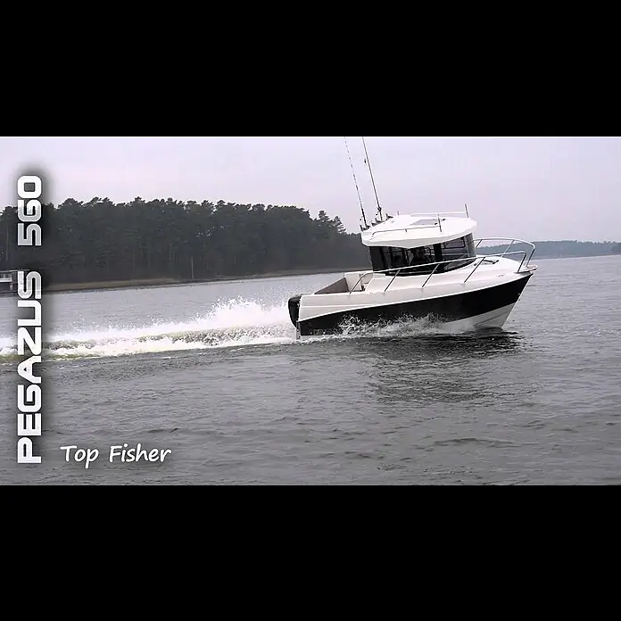 PEGAZUS GFK-Boot GFK 560 Top Fisher Basic - Motorleistung: Ohne Motor, Geeignet für: Max. 6 Personen, CE-Klasse C - PEGAZUS 560 TOP FISHER