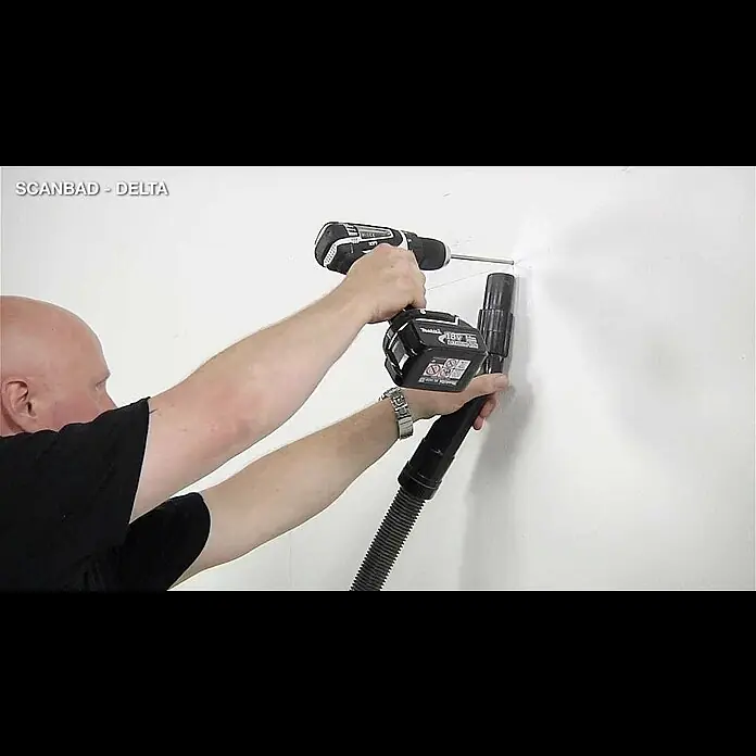 Scanbad Delta Badmöbel-Set Micca - 100 cm, 3 -tlg., Grau, Matt - Fitting a Scanbad Delta tall unit