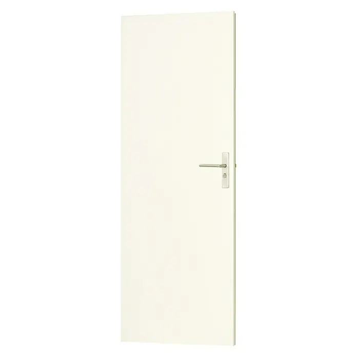 BAUHAUS Binnendeur BB-HE - 83 x 201,5 cm, Draairichting: Links, Wit, Opdek, Honingraat - Diagonaal zicht
