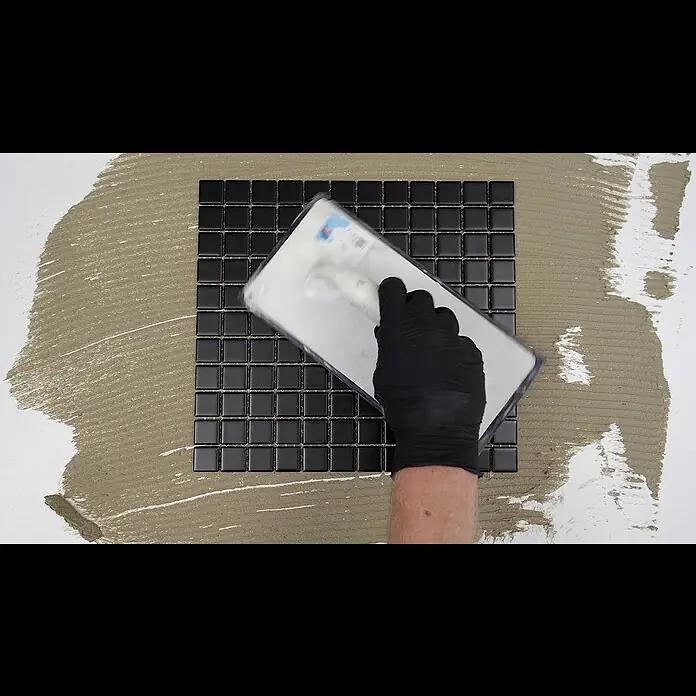 Antikmarmor Dekorfliese Earthnero XND 61057 - 61 x 61 cm, Schwarz/Grau/Weiß, Matt - Verlegevideo