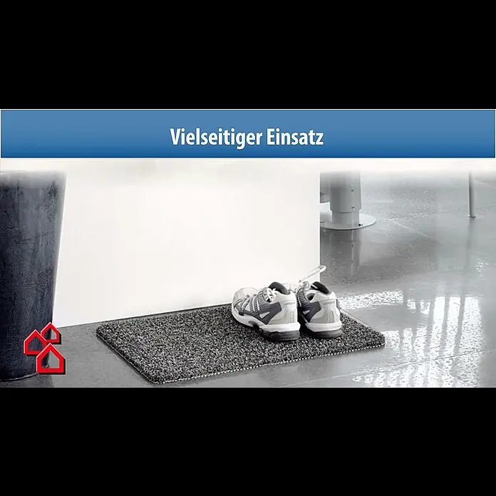 Venus Duschmatte Noodles - 40 x 60 cm, Schwarz/Weiß, PVC - Noodles Dusch- und Wanneneinlage