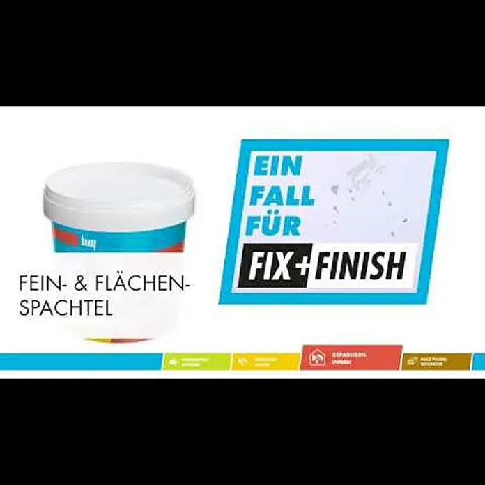 Knauf Fix+Finish Flächen-Feinspachtel - 1,5 kg - Knauf Fix+Finish – Fein und Flächenspachtel