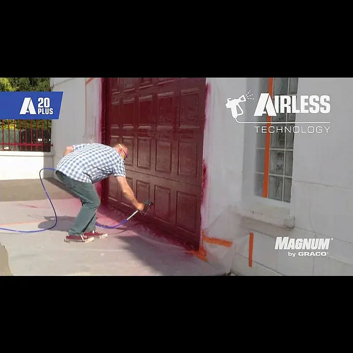 Graco Magnum Sistema de pulverización de pintura A20 Plus - Caudal: 0,9 l/min, Velocidad de trabajo: 8 m²/min - Magnum