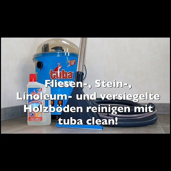 Tuba Clean Universalreiniger Glattbodenpflege - 1 l, Flasche - tuba clean - professionelle Teppichreinigung, Polsterreinigung und Autoreinigung