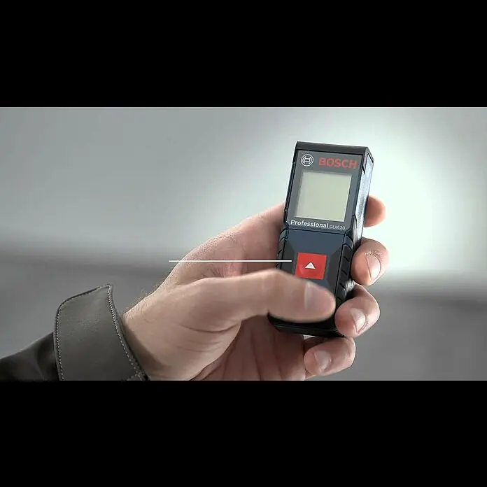 Bosch Professional Medidor de distancia láser GLM 30 - Gama de medición: 0,15 - 30 m - Medidor láser de distancias GLM 30 Professional