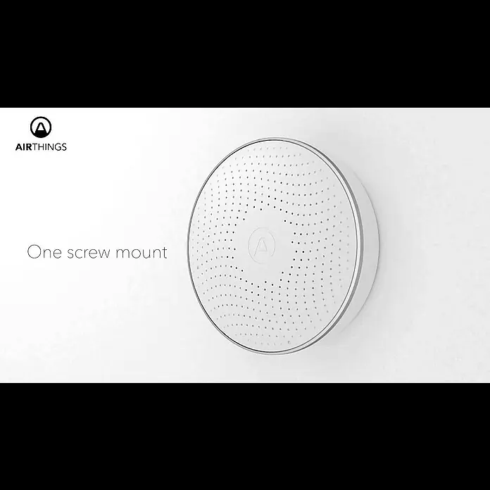Airthings Radongasmelder Wave - Durchmesser: 119 mm, Batterielaufzeit: Bis zu 1,5 Jahre - Airthings Wave