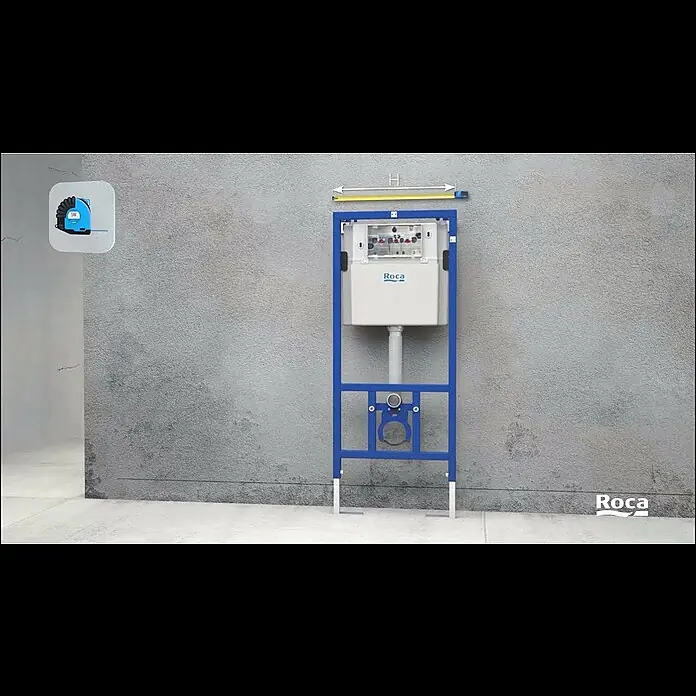 Roca Cisterna empotrada Duplo - 2 descargas, 14 x 50 x 112 cm - Roca Duplo WC - Instalación