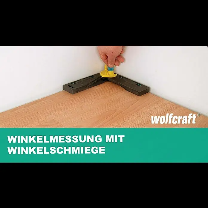 Wolfcraft Winkelmesser - Winkel: 30 ° - 180 ° - Winkelmessung mit der Winkelschmiege einfach erklärt | wolfcraft