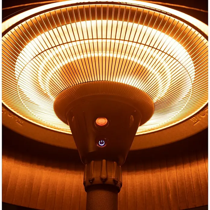 Halogen-Heizstrahler - Höhe: 205 cm, 2.100 W, Höhenverstellbar - Detailaufnahme