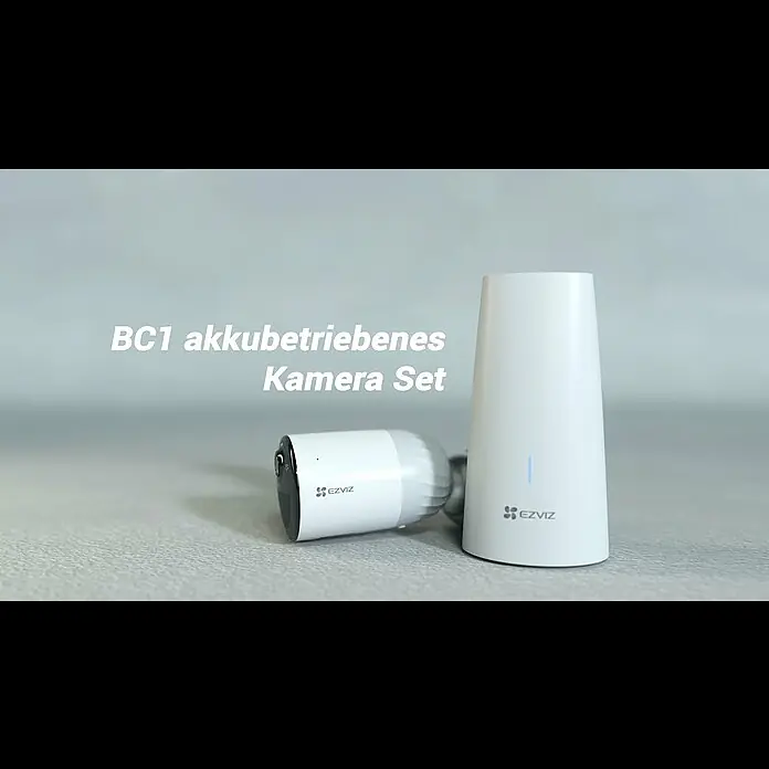 EZVIZ Akku-Überwachungskamera-Set BC1 - Anzahl Kameras: 3 Stk., Erfassungsreichweite: 10 m (Infrarot) - EZVIZ BC1 Kit | Akkubetriebenes Kamera-Kit
