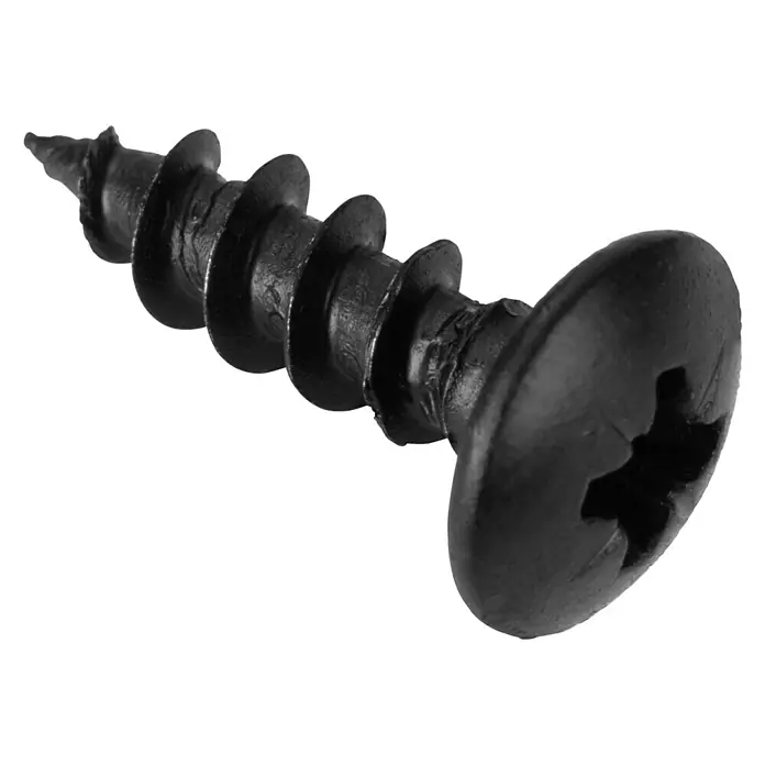 Walteco Rusticline Universalschraube Tube - Ø x L: 5 x 16 mm, Schwarz - Diagonale Ansicht
