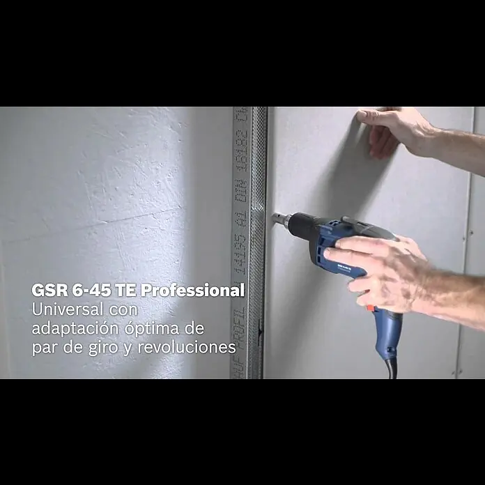 Bosch Professional Taladro atornillador GSR 6-45 TE - 701 W, 0 r.p.m. - 4.500 r.p.m. - GSR 6-45 TE