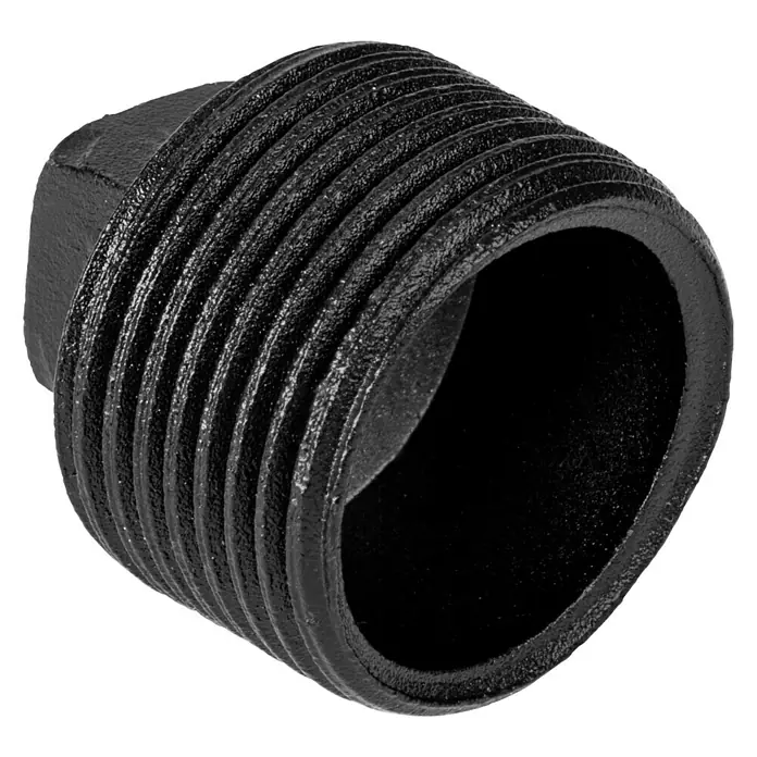 Walteco Rusticline Verschraubung Tube - Stahl, Schwarz, 2 Stk. - Diagonale Ansicht