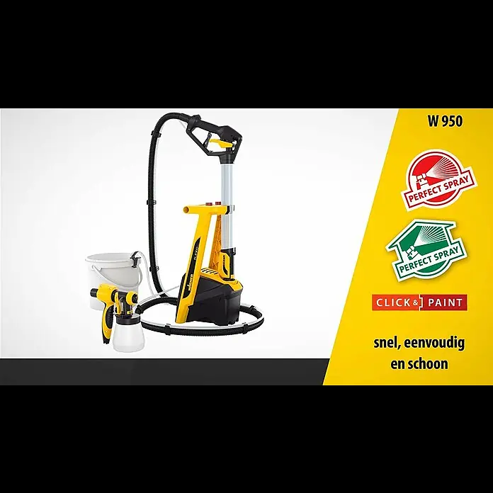 Wagner Farbsprühsystem W 950 Flexio - 630 W, Förderleistung: 0,525 l/min - Produkteigenschaften