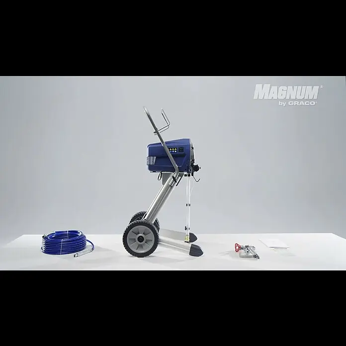 Graco Magnum Sistema de pulverización de pintura A100 Proplus - Caudal: 1,8 l/min, Velocidad de trabajo: 18 m²/min - Magnum