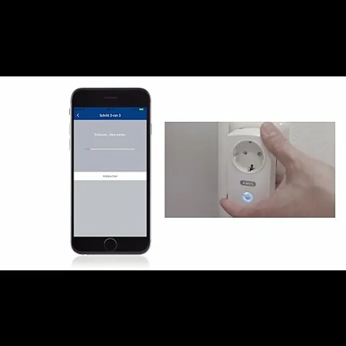 Abus Smartvest Funksteckdose - 31 x 55 x 99 mm, Passend für: Abus Smartvest Alarmanlage - Funksteckdose mit App verbinden