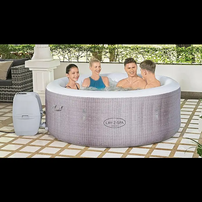 Bestway Lay-Z-Spa Hidromasažni bazen Cancun AirJet - Ø x V: 180 x 66 cm, 669 l, Prikladno za: 2 – 4 osobe - Whirpool Cancun Airjet