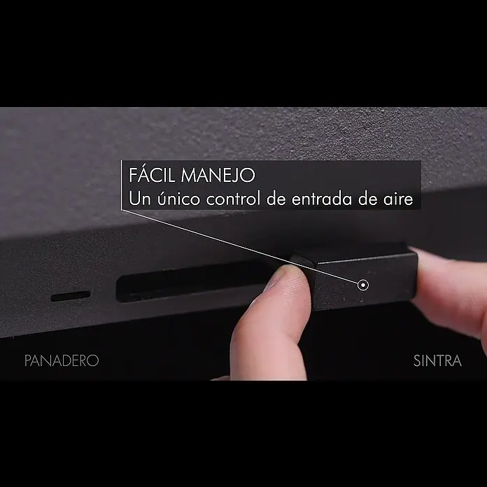Panadero Estufa de leña Sintra - 7 kW, Volumen de calefacción: 210 m³, Negro - SINTRA Ecodesign