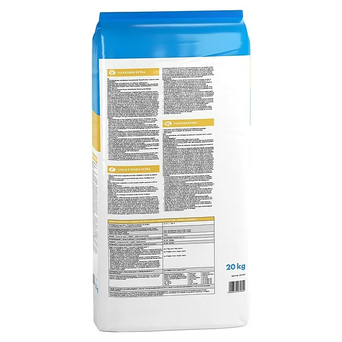 Knauf Flexkleber Extra - 20 kg - Rückansicht