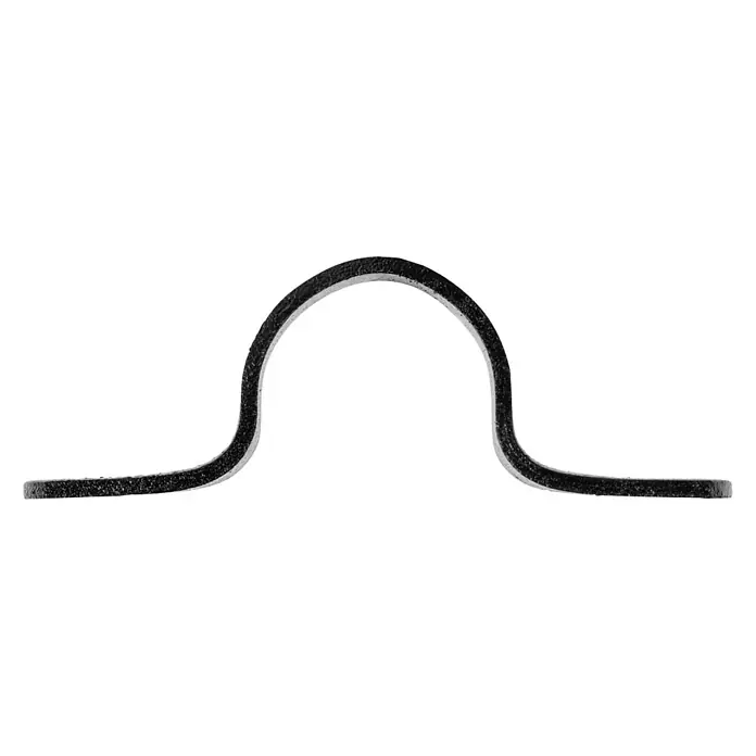 Walteco Rusticline Muffe - Schwarz, Stahl, 4 Stk. - Vorderansicht