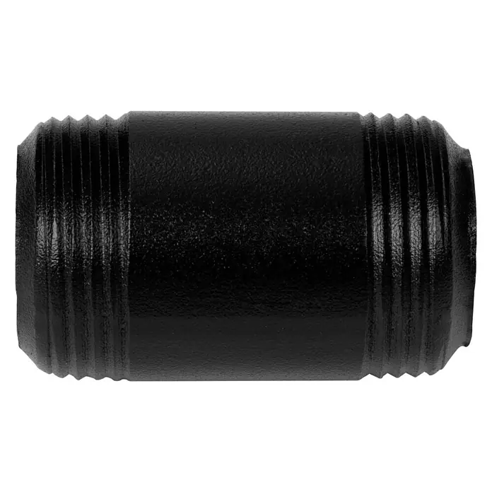 Walteco Rusticline Rohr Tube - Länge: 40 mm, Stahl, Schwarz - Vorderansicht