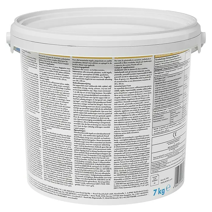 Knauf Fliesenkleber Superkleber - 7 kg - Rückansicht
