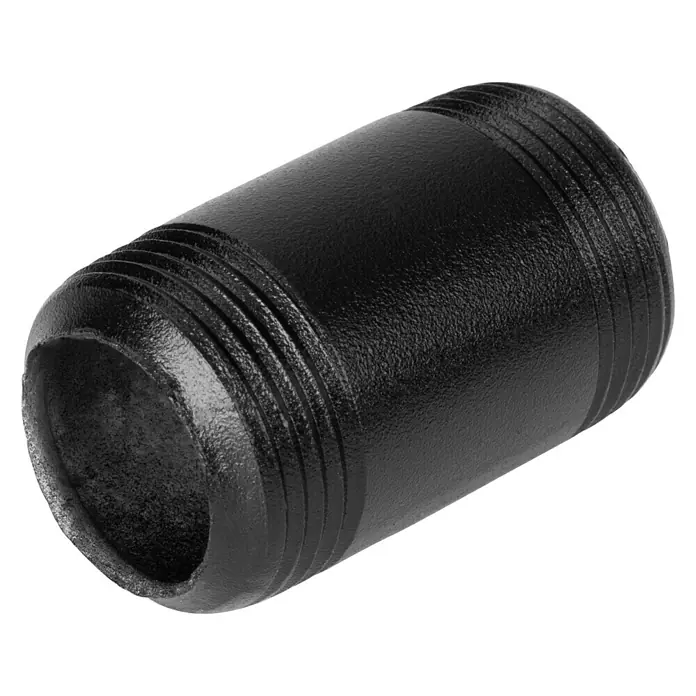 Walteco Rusticline Rohr Tube - Länge: 40 mm, Stahl, Schwarz - Diagonale Ansicht