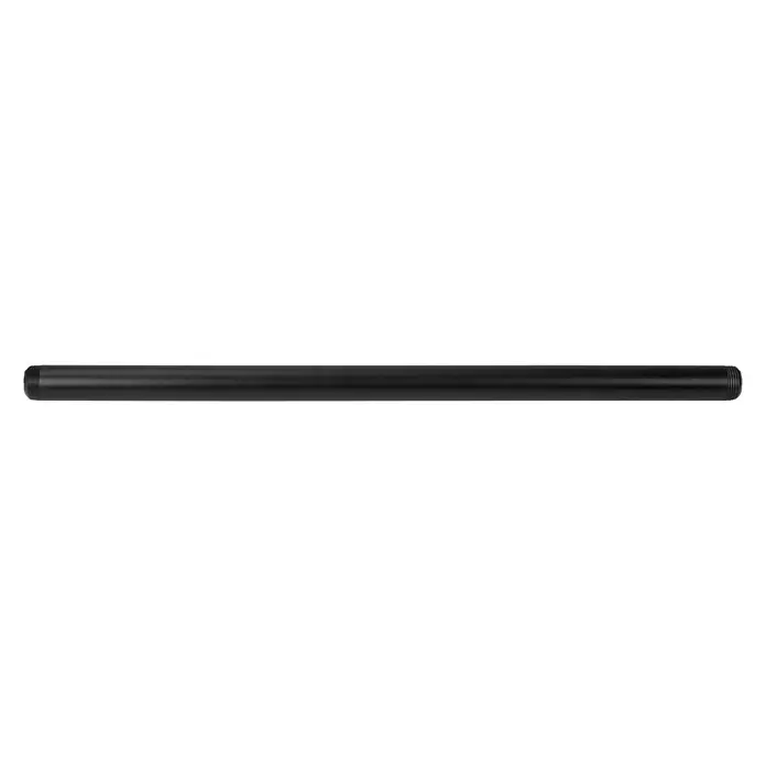 Walteco Rusticline Rohr Tube - Länge: 500 mm, Stahl, Schwarz - Linke Seitenansicht