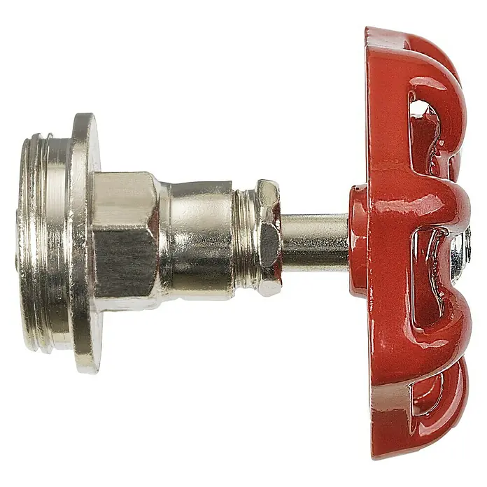 Walteco Rusticline Absperrventil Tube - Stahl, Silber - Rechte Seitenansicht