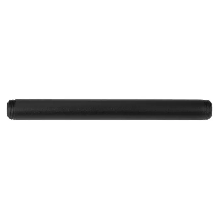 Walteco Rusticline Rohr Tube - Länge: 250 mm, Stahl, Schwarz - Linke Seitenansicht