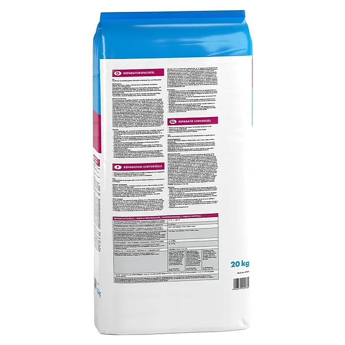 Knauf Reparaturspachtel - 20 kg, Schichtdicke: 3 - 50 mm - Rückansicht