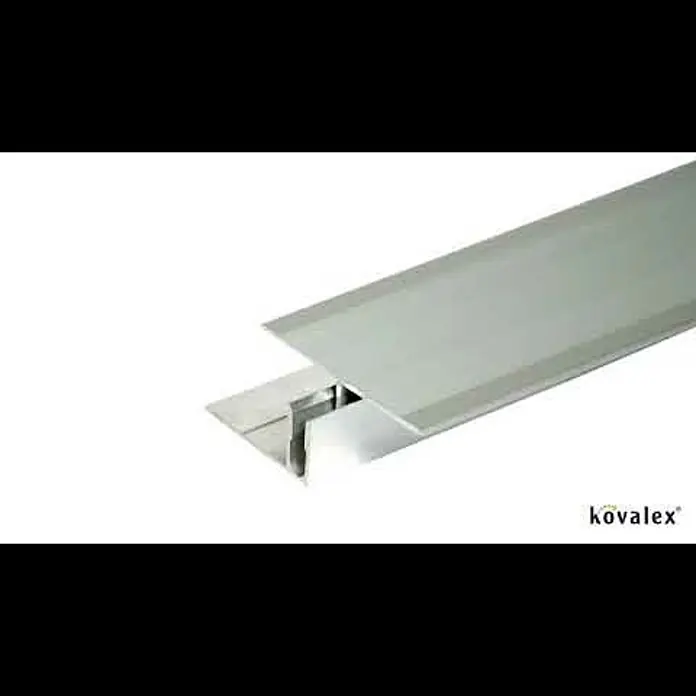 Kovalex Übergangsprofil - Geeignet für: Terrassendielen, 250 x 6 x 2,3 cm, Aluminium - Kovalex® Alu-Übergangsprofil