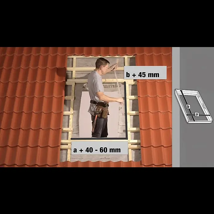 Solid Elements Basic Dachfenster - B x H: 78 mm x 117,8 cm, Holz, Grau/Anthrazit - Solid Elements Dachfenster | BAUHAUS