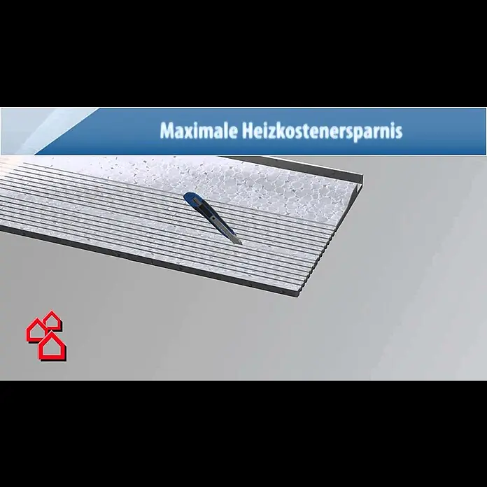 Solid Elements Rollladenkasten-Dämmmatte RKD 13 - L x B: 1.000 x 500 mm, Stärke: 13 mm - Rolladendämmung