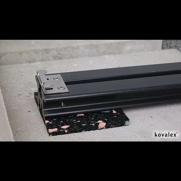 Kovalex Anfangs- & End-Clip - 10 Stk., Geeignet für: WPC-Terrassendielen mit seitlicher Nut - Kovalex® Anfangs-Endclip