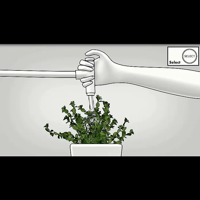 Hansgrohe Spültischarmatur Talis Select S 300 - Chrom, Glänzend, An-/Abstellen per Knopfdruck - Select-Technologie
