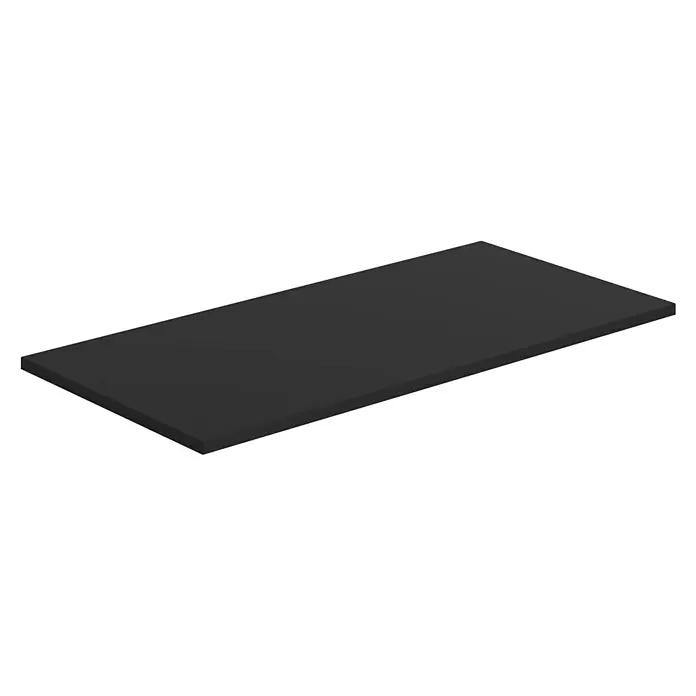Encimera para lavabo Cíes - 39,1 x 81 x 1,6 cm, Negro - Vista angular