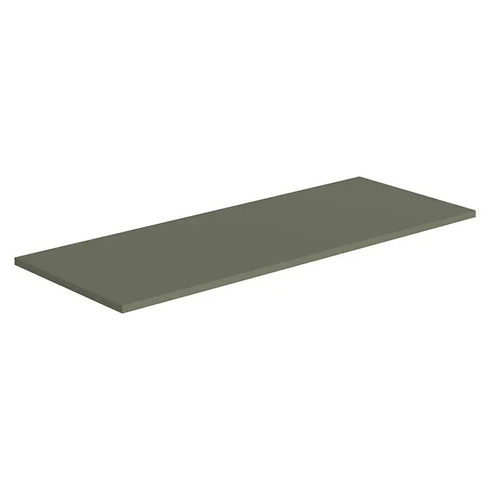 Encimera para lavabo Cíes - 39,1 x 101 x 1,6 cm, Musgo - Vista angular