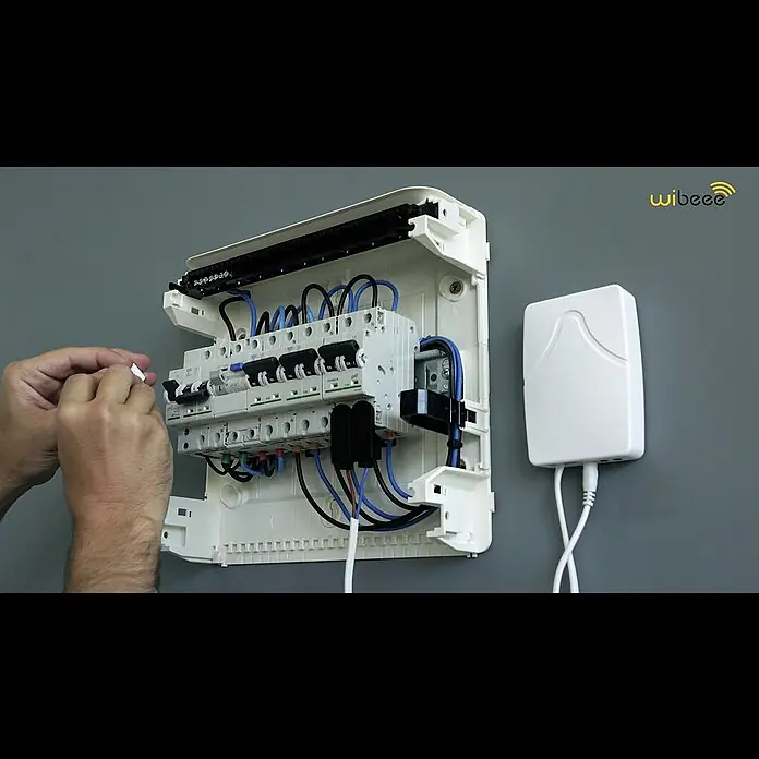 Medidor de costes energéticos Wibeee - 1 pinza - Instalación de equipos Wibeee