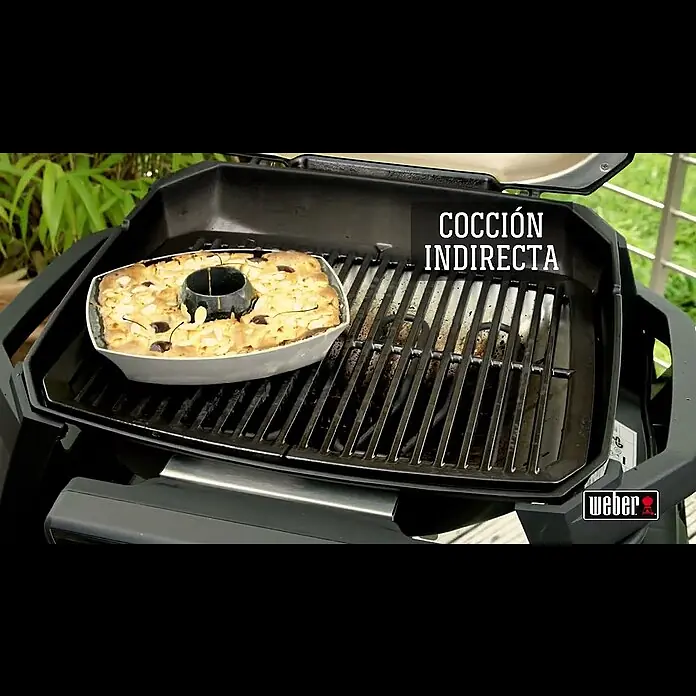 Weber Barbacoa eléctrica Pulse 2000 con carro - 2,2 kW, Superficie parrilla: 49 x 39 cm - Pulse 2000