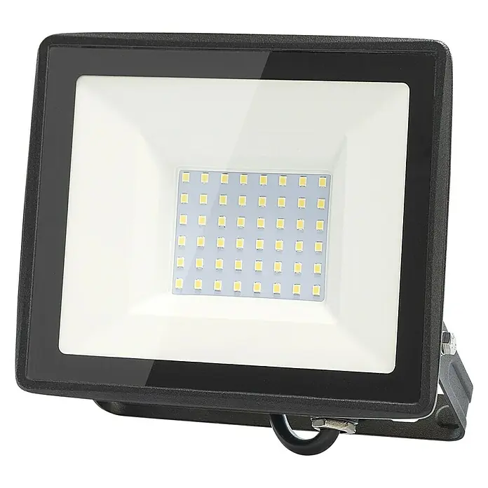 Garza Proyector LED Basic - 50 W, L x An x Al: 3,5 x 16,5 x 16 cm, Blanco neutro - Vista angular