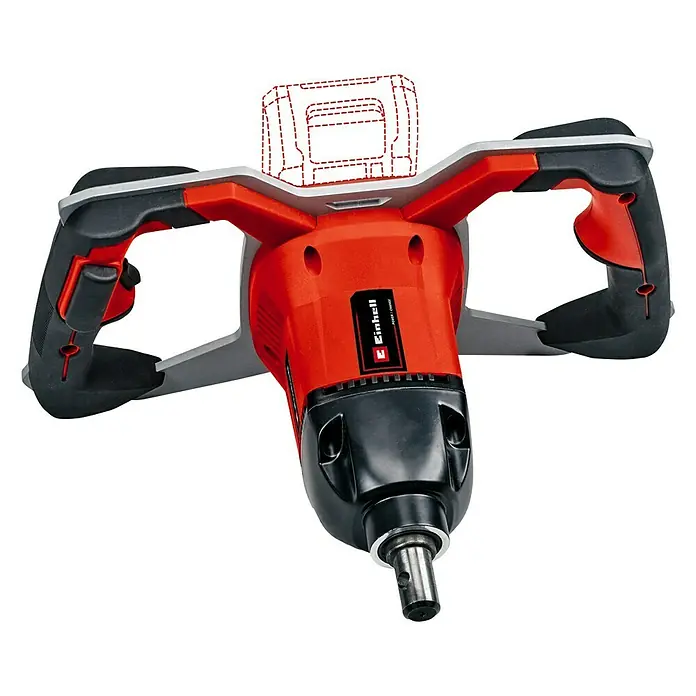 Einhell Power X-Change Akumulatorska bušilica za zemlju GP-EA 18/150 Li BL-Solo - 18 V, Bez akumulatora, Promjer: 150 mm - Dijagonalni pogled