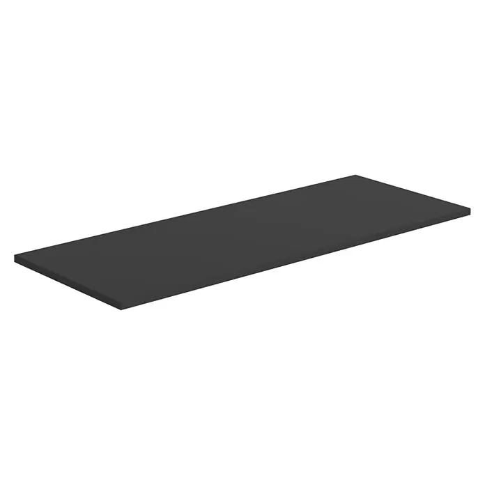 Encimera para lavabo Cíes - 39,1 x 101 x 1,6 cm, Negro - Vista angular