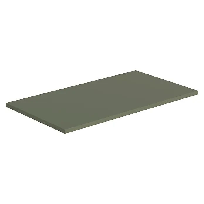 Encimera para lavabo Cíes - 39,1 x 71 x 1,6 cm, Musgo - Vista angular