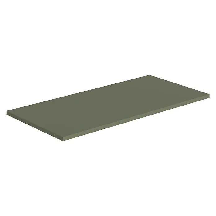 Encimera para lavabo Cíes - 39,1 x 81 x 1,6 cm, Musgo - Vista angular