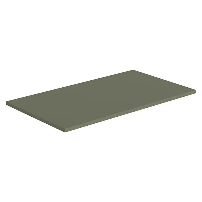 Encimera para lavabo Toja - 45,7 x 81 x 1,6 cm, Musgo - Vista angular