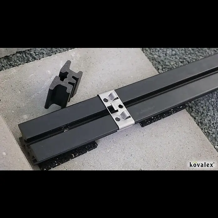 Kovalex Unterkonstruktion - 250 x 6,2 x 3 cm, Passend für: WPC-Terrassendecksysteme - Kovalex® Unterkonstruktion