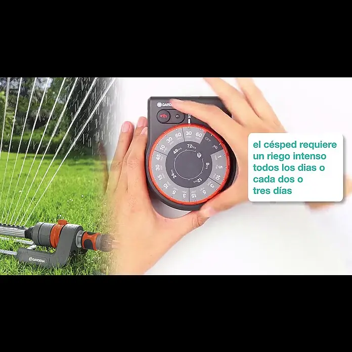 Gardena Programador de riego Easy - Tiempo de riego: 1 - 60 min - Easy