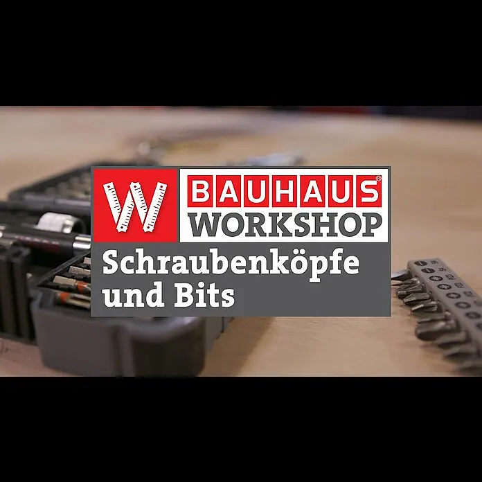 Craftomat Bit Standard - TX 20, 2 -tlg. - Schraubenköpfe und Bits - Welche sind die Richtigen? [Experten Tipps] | BAUHAUS Workshop